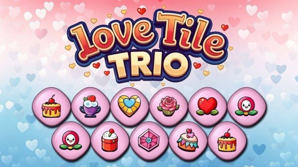 Love Tile Trio Puzzle Game