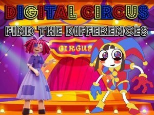 Digital Circus Find The Differences Puzzle Game