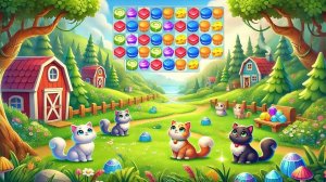 Cat Match 3 Puzzle Adventure Game - Ludoryx free online game