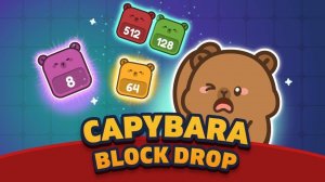 Capybara Block Drop Puzzle Game Online