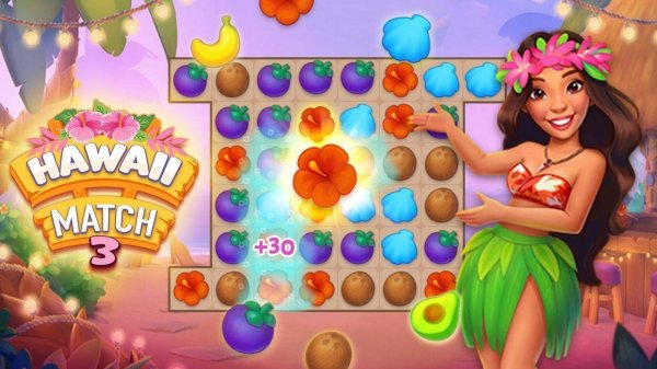 Hawaii Match 3 Puzzle