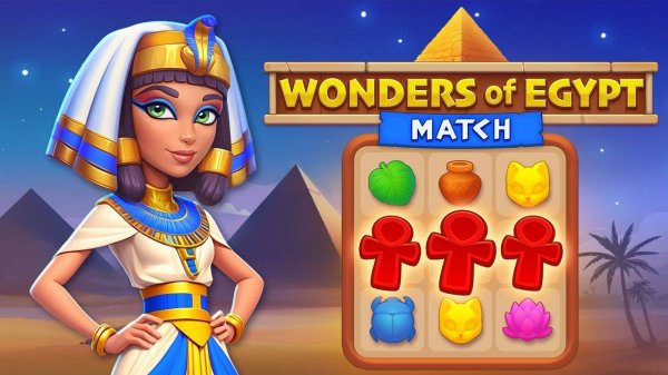 Egyptian Match 3 Puzzle