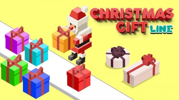 Christmas Gift Line Match Puzzle
