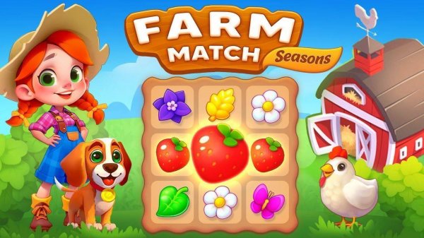 Farm Match Seasons: Match 3 Puzzle