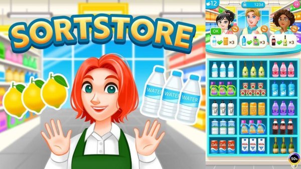 SortStore Match 3 Puzzle Game Online - Puzzle Game