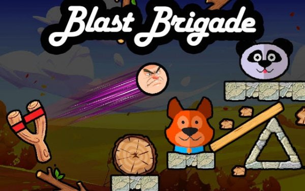 Blast Brigade: Slingshot Siege - Puzzle Game