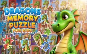 Dragons Memory Puzzle Game for Kids - Online Matching Challenge - Ludoryx free online game