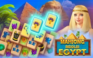 Mahjong Riddles Egypt: Ancient Pyramid Solitaire Puzzle Game - Ludoryx free online game