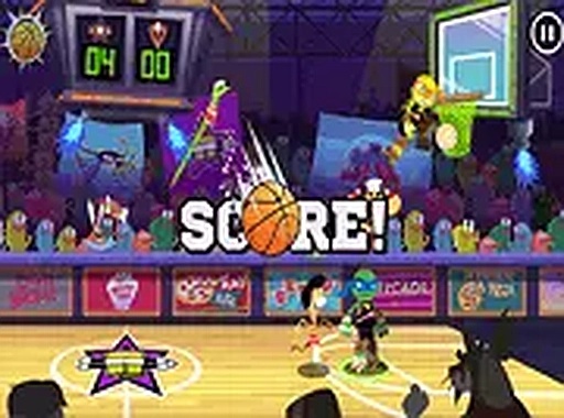 Cartoon Court Hoops