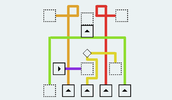 Tile Track Brain Teaser